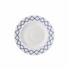 Alessi LA BELLA TAVOLA Talerz Deserowy 20 cm 4 Szt. / Biały Zdobiony